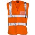 Super Touch Hi Vis Pull Apart Vest In Orange