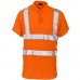 Supertouch Workwear Hi Vis Polo Shirt With Orange/blue Std Tape