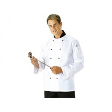Portwest Workwear Men's Oxford Chefs Jacket In White