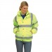 Uneek Clothing Uc804 High Visibility Bomber Jacket