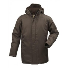 Printer Men's Kendo Light Jacket In Black And Brown