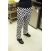 Dennys Chefswear Trouser In Black/white Check