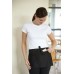 Dennys Chefswear Full Zip Multi Pocket Apron In Black