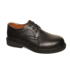 Dennys Chefswear Comfort Grip Managers Shoe In Black