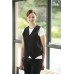 Dennys Chefswear Unisex Lined Waistcoat In Black