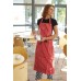 Dennys Chefswear Anti Bact With Proof Striped Apron In Various Colours
