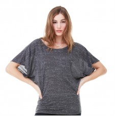 Bella Canvas Ladies Flowy Draped Sleeve Dolman T-shirt