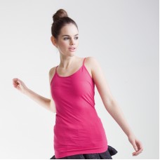 Skinni Fit Women's Adjustable Strap Spaghetti Vest Top