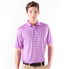 Adidas Men's Textured Stripe Polo Shirt