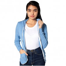 American Apparel Unisex Tri-blend Terry Full Zip Hoodie (trt497)