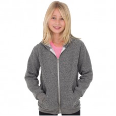 Kids/youth Salt And Pepper Zip Hoodie (mt297)