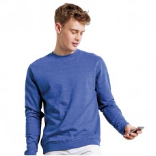 Awdis Just Hoods Adults Set In Sleeve Heather Sweatshirt