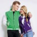 Awdis Just Hoods Adult's Contrast Sleeve Varsity Jacket Awdis Just Hoods Adult's Contrast Sleeve Varsity Jacket