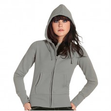 B&c Collection Women's Full Zip Hooded Sweatshirt