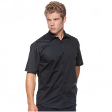 Kustom Kit Bargear Men's Short Sleeve Bar Shirt