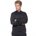 Kustom Kit Bargear Men's Mandarin Collar Long Sleeve Bar Shirt