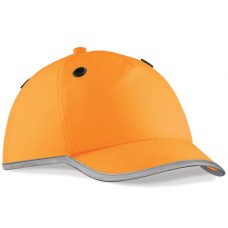 Beechfield High Viz En812 Bump Cap In Fluorescent Yellow