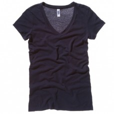 Bella Canvas Women's Lidia Tissue Jersey Deep V-neck Top