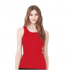 Bella Canvas Ladies 2x1 Rib Racerback Longer Length Tank Top