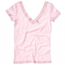 Bella Canvas Ladies Sheer Jersey Double V Neck T-shirt