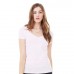 Bella Canvas Ladies Burnout V-neck T-shirt