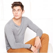 Bella Canvas Adult's Triblend Long Sleeve V-neck T-shirt