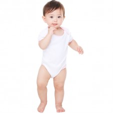 Bella Canvas Baby Rib Contrast Two Tone Ringer One Piece Baby Suit