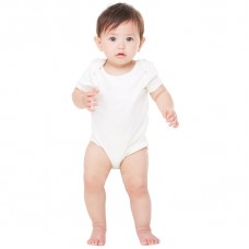 Bella Canvas Baby Rib Organic Short Sleeve One Piece Baby Suit