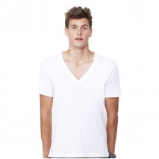 Bella Canvas Adult's Unisex Jersey Deep V-neck T-shirt