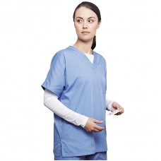 Cherokee Unisex V Neck Tunic Side Seam Vents