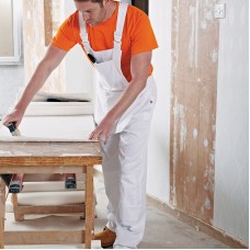 Dickies Painters Bib & Brace In White