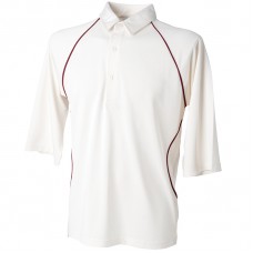 Finden Hales 3/4 Sleeve Cool Plus Piped Cricket Shirt