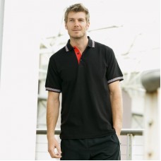 Finden Hales Men's Checkered Flag Polo Shirt