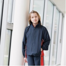Finden Hales Kid's Contrast Piped Tracksuit Top