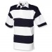 Front Row Men's Sewn Stripe Short Sleeve Rugby Shirt