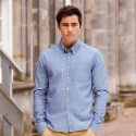 Front Row Men's Classic Chambray Shirt