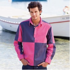 Front Row Men's Quartered Drill Rugby Shirt