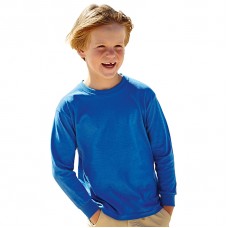 Fruit Of The Loom Kids Long Sleeve Valueweight T-shirt