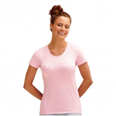 Fruit Of The Loom Women's Lady-fit Crew Neck T-shirt