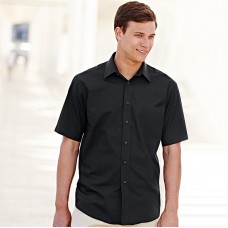Fruit Of The Loom Men's Short Sleeve Poplin Shirt