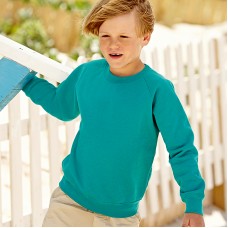 Fruit Of The Loom Children's Classic Raglan Sleeve Sweatshirt