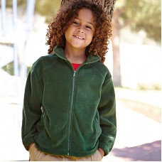 Fruit Of The Loom Kid's Full Zip Outdoor Fleece Jacket