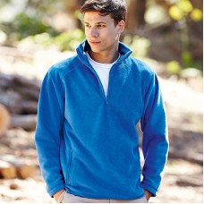 Fruit Of The Loom Adults Unisex Half Zip Fleece Jacket