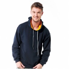 Gildan Adult's Contrast Heavyblend Hooded Sweatshirt