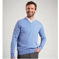 Glenmuir Men's Lomond Lambswool V-neck Sweater