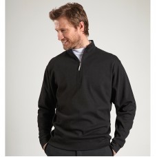 Glenmuir Falmouth Cotton Interlock Slipover Zip-neck Top