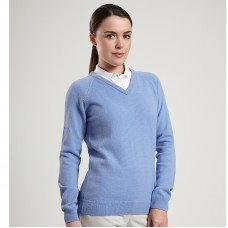 Glenmuir Brunton Lambswool V-neck Ladies Sweater