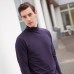 Henbury Men's Long Sleeved Roll Neck Top Henbury Men's Long Sleeved Roll Neck Top
