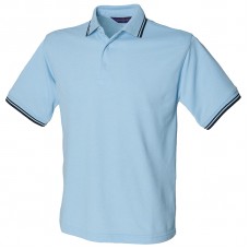 Henbury Children's Tipped 65/35 Poly/cotton Polo Shirt
