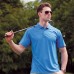 Henbury Men's Cooltouch Textured Stripe Polo Shirt